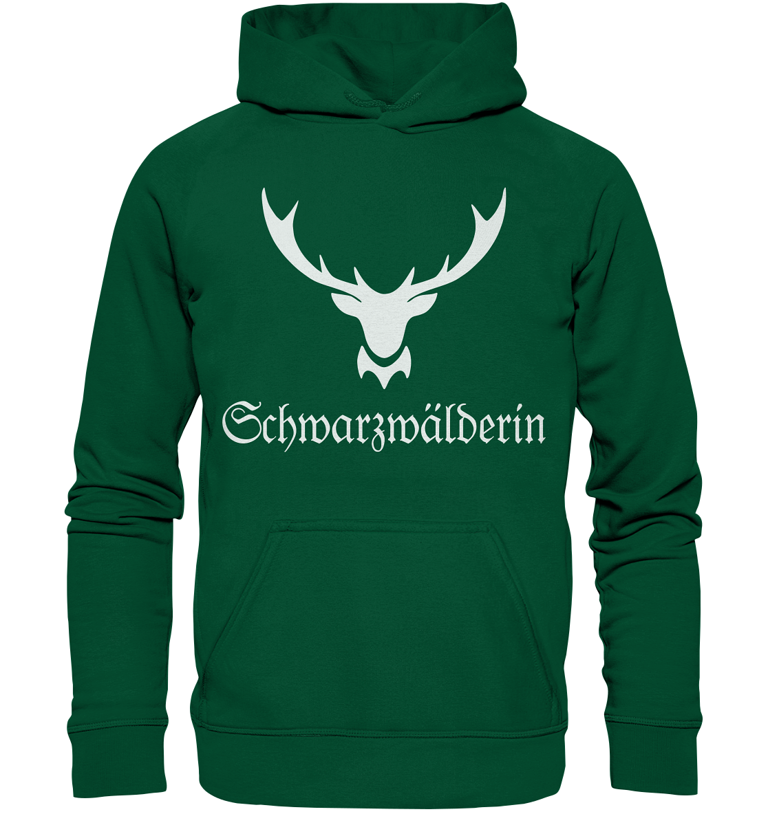 Schwarzwälderin Hirschgeweih | Organic Hoodie