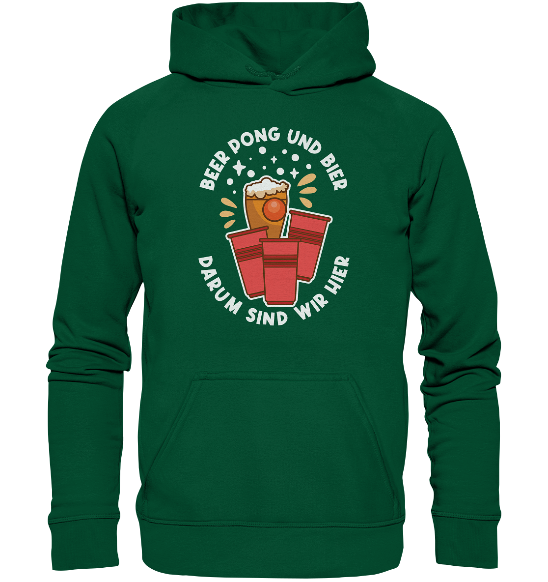 Beer Pong & Bier | Unisex Hoodie