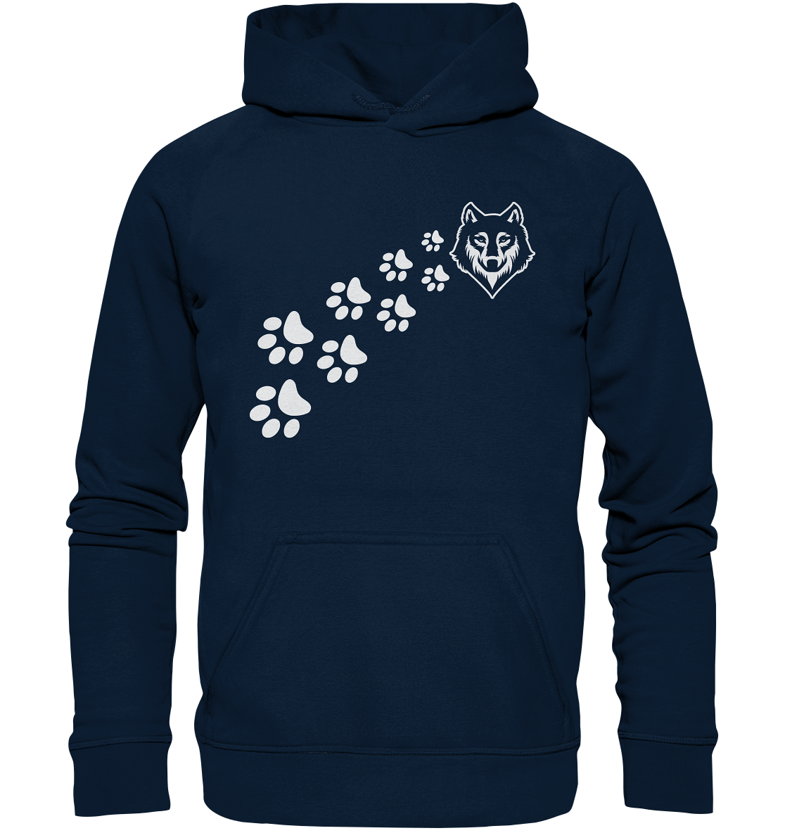 Pfotenspur Wolf | Unisex Hoodie - Basic Unisex Hoodie