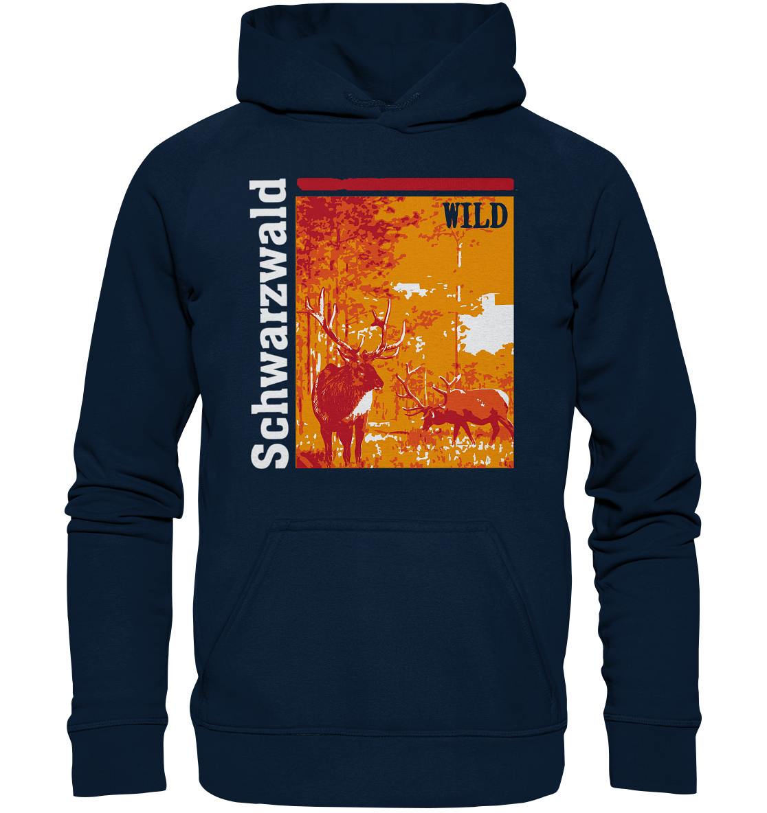 Schwarzwald Wild Hirsch | Unisex Hoodie