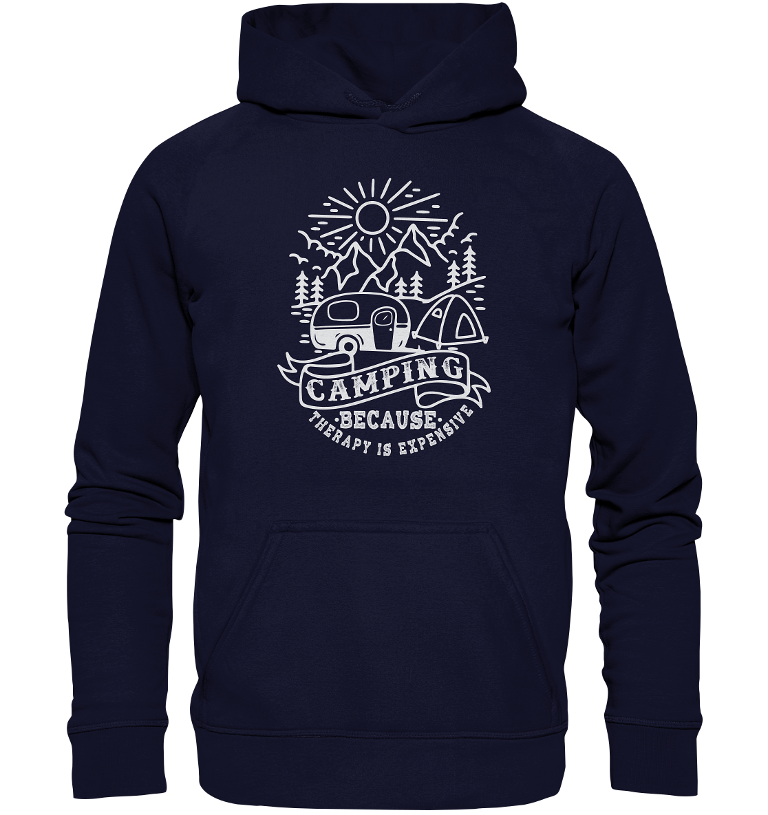 Camping Therapy | Organic Hoodie