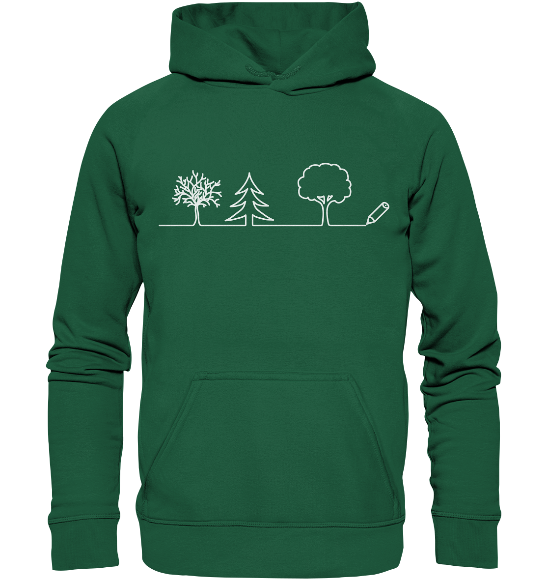 Bäume zeichnen | Organic Hoodie