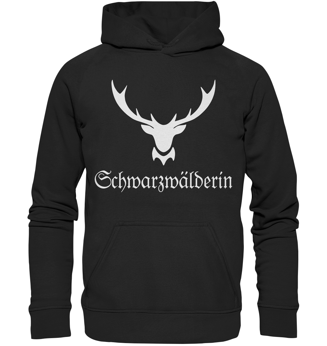 Schwarzwälderin Hirschgeweih | Organic Hoodie