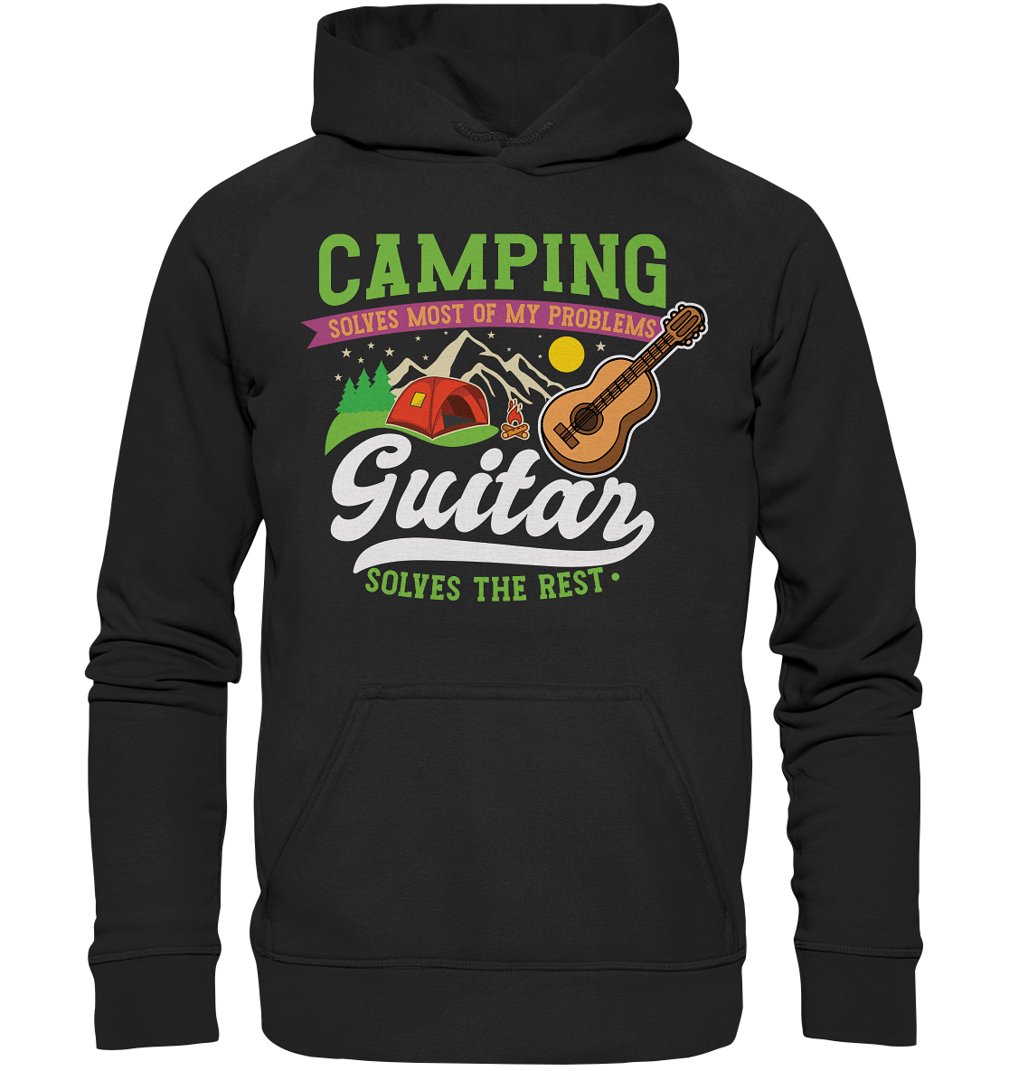 Camping & Guitar | Unisex Hoodie