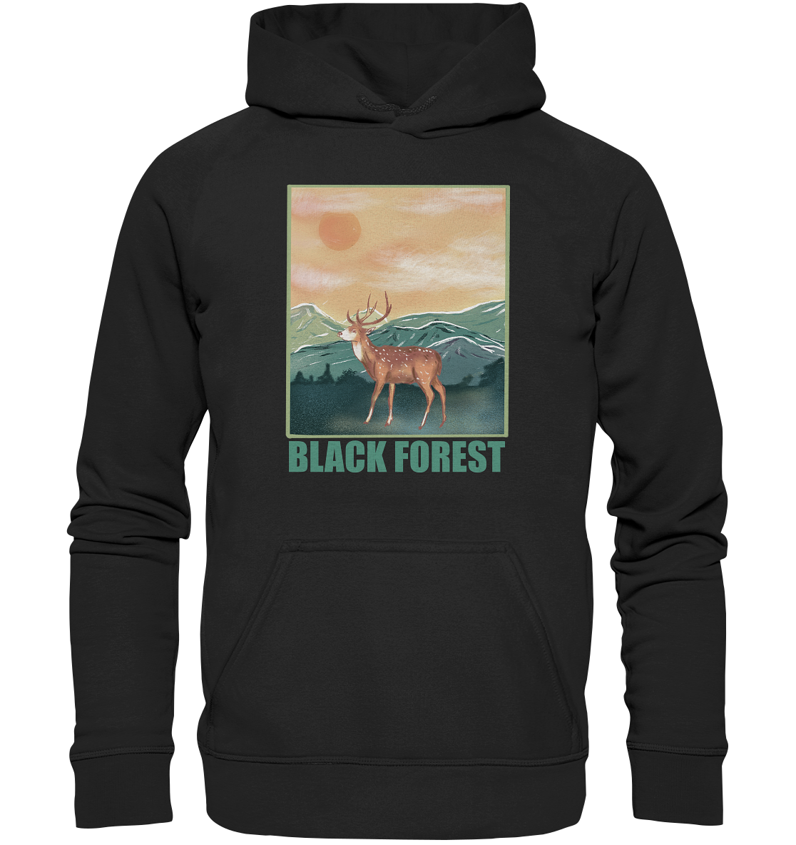 Black Forest Hirsch | Organic Hoodie