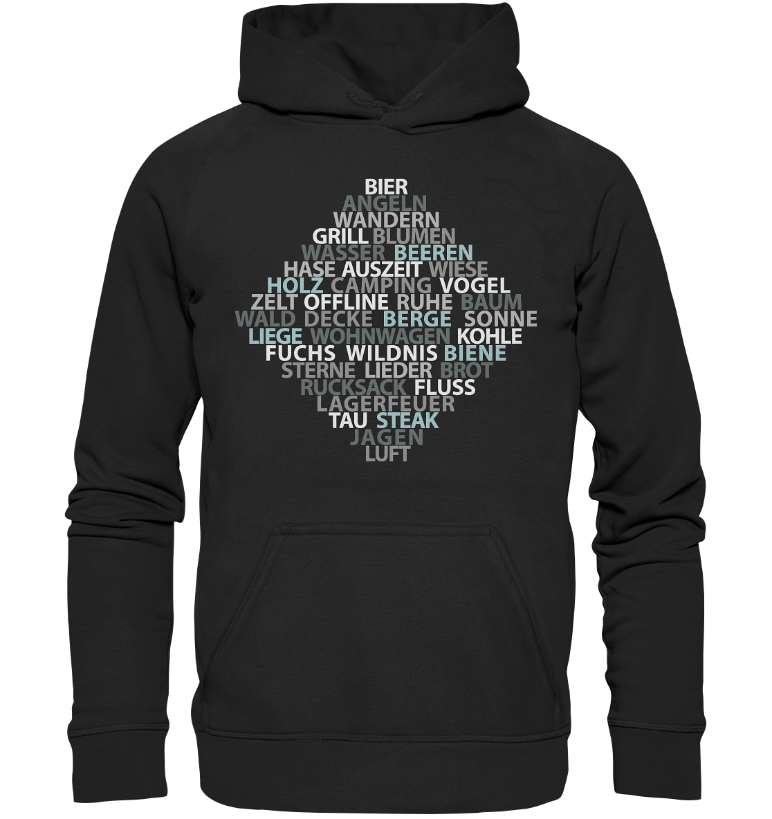 Wortsalat der Natur | Organic Hoodie