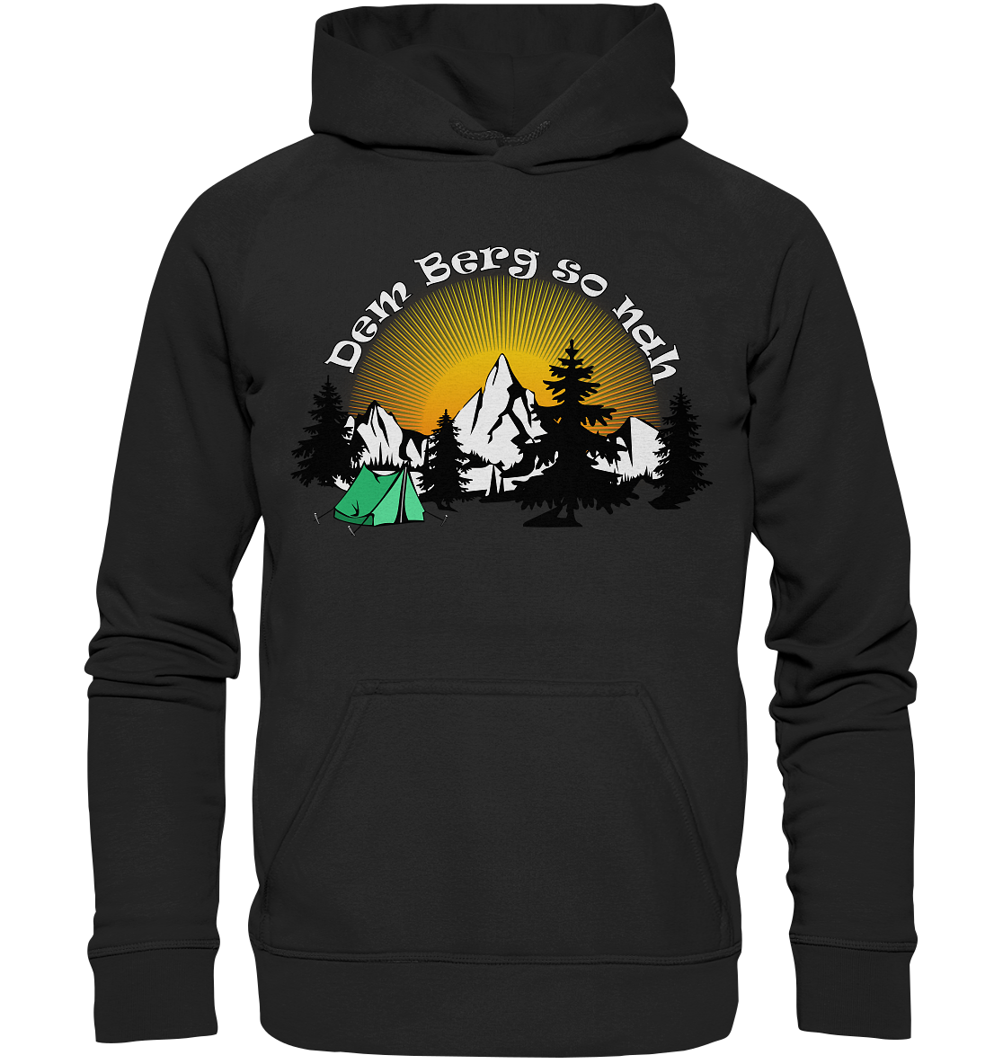 Dem Berg so nah | Organic Hoodie