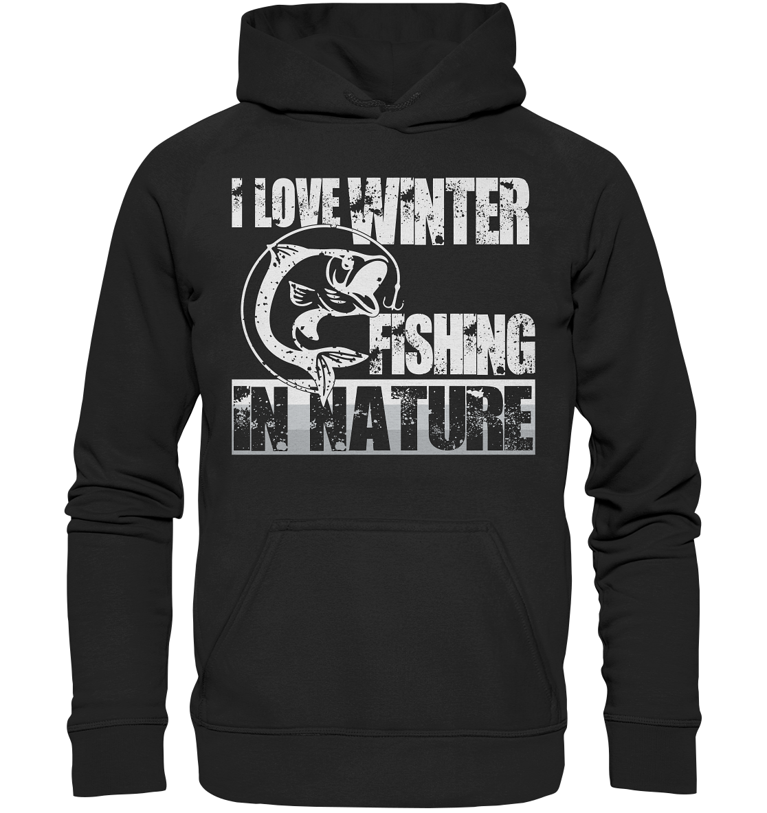 I Love Winter Fishing In Nature | Unisex Hoodie