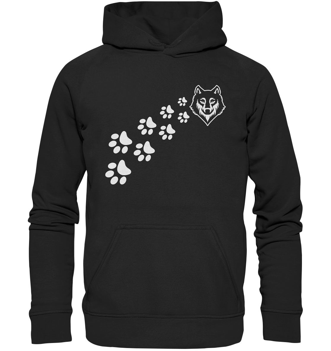 Pfotenspur Wolf | Unisex Hoodie - Basic Unisex Hoodie