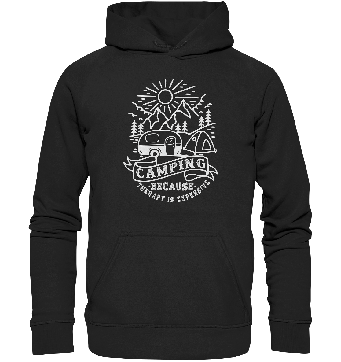 Camping Therapy | Organic Hoodie
