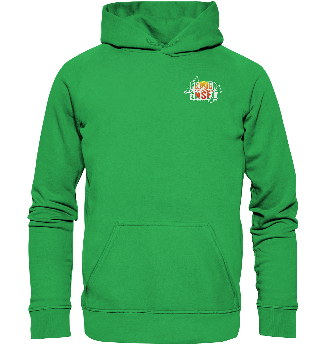 Fraueninsel Chiemsee | Organic Hoodie Front- & Rückendruck