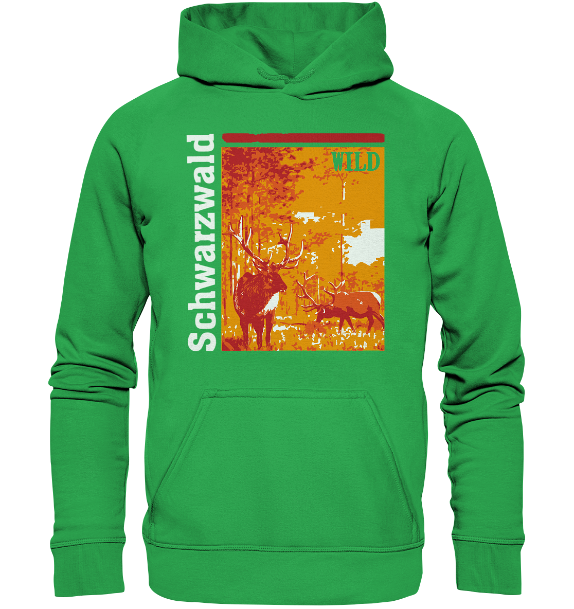 Schwarzwald Wild Hirsch | Unisex Hoodie