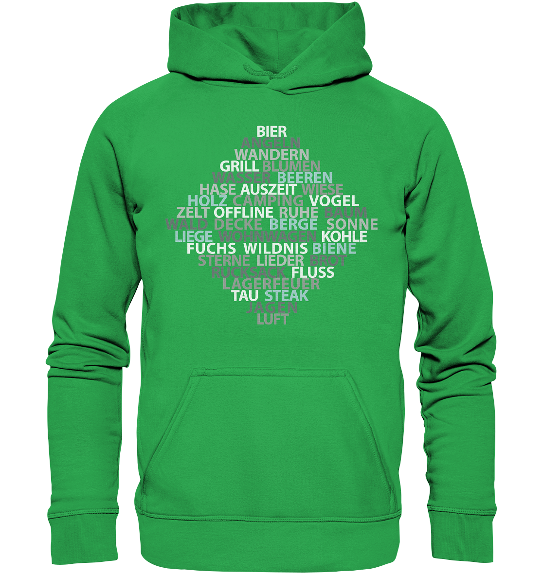 Wortsalat der Natur | Organic Hoodie