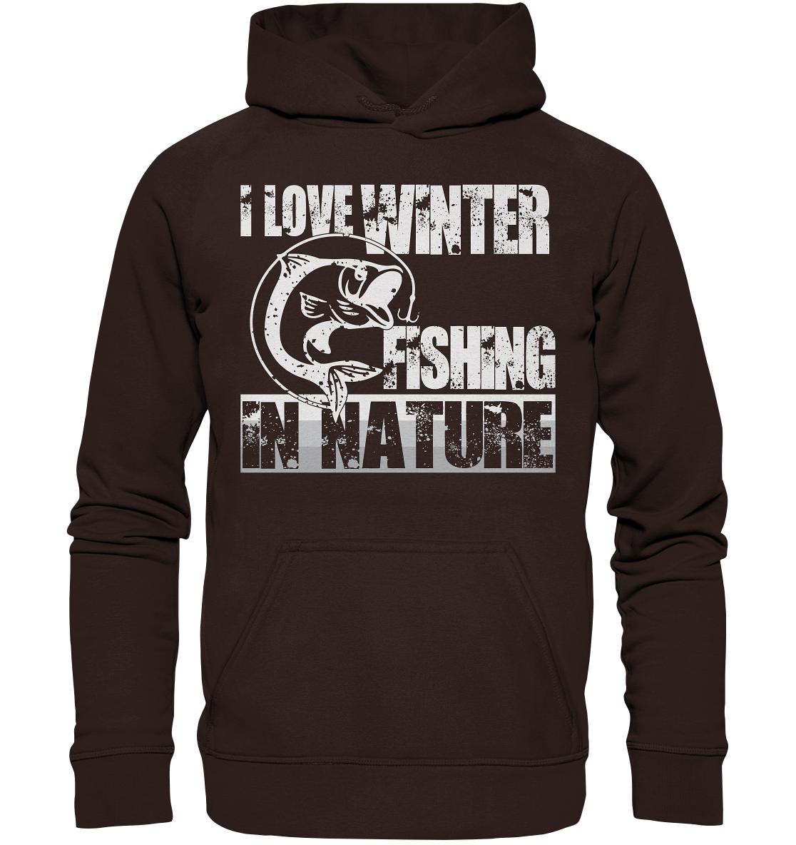 I Love Winter Fishing In Nature | Unisex Hoodie