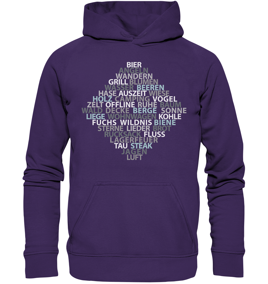 Wortsalat der Natur | Organic Hoodie
