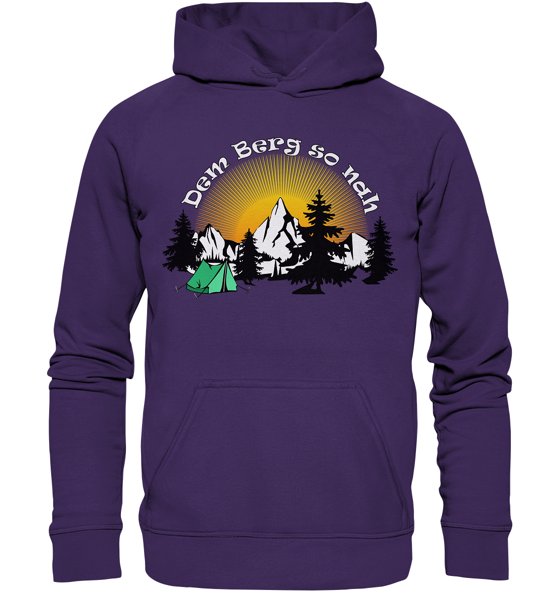 Dem Berg so nah | Organic Hoodie