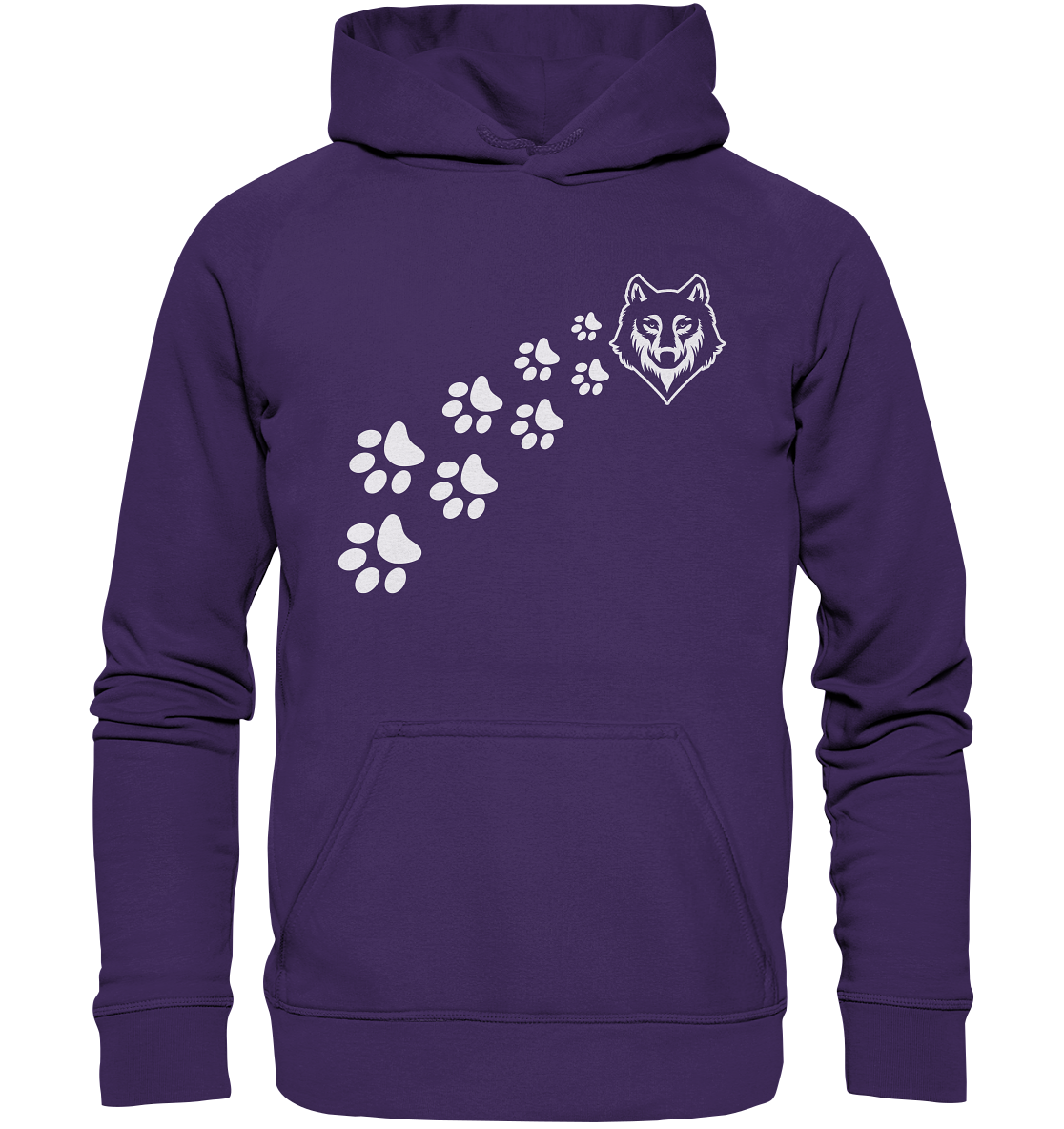 Pfotenspur Wolf | Unisex Hoodie - Basic Unisex Hoodie