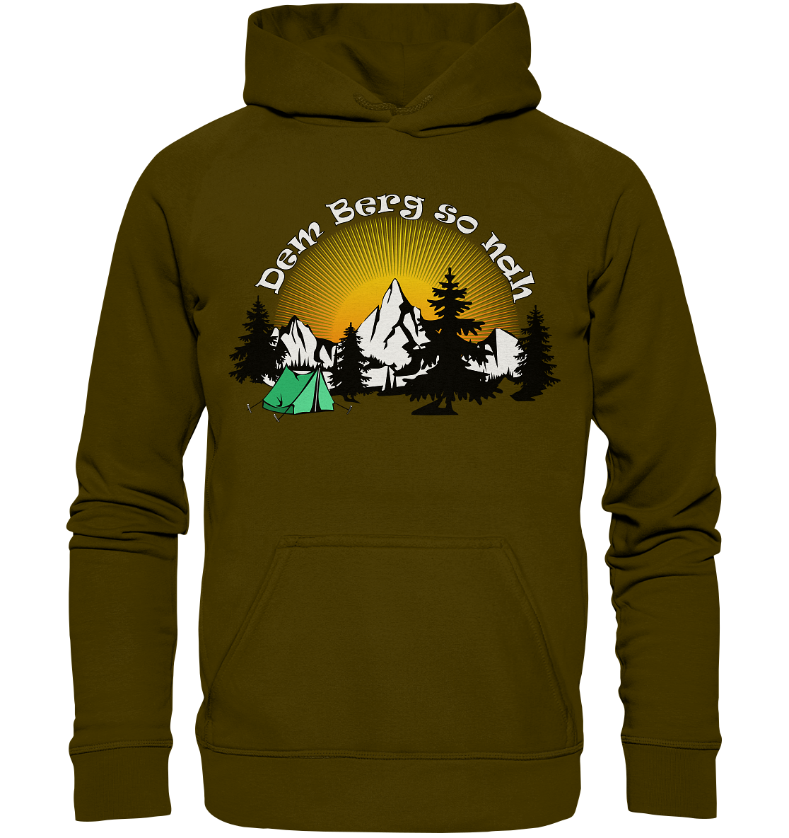 Dem Berg so nah | Organic Hoodie