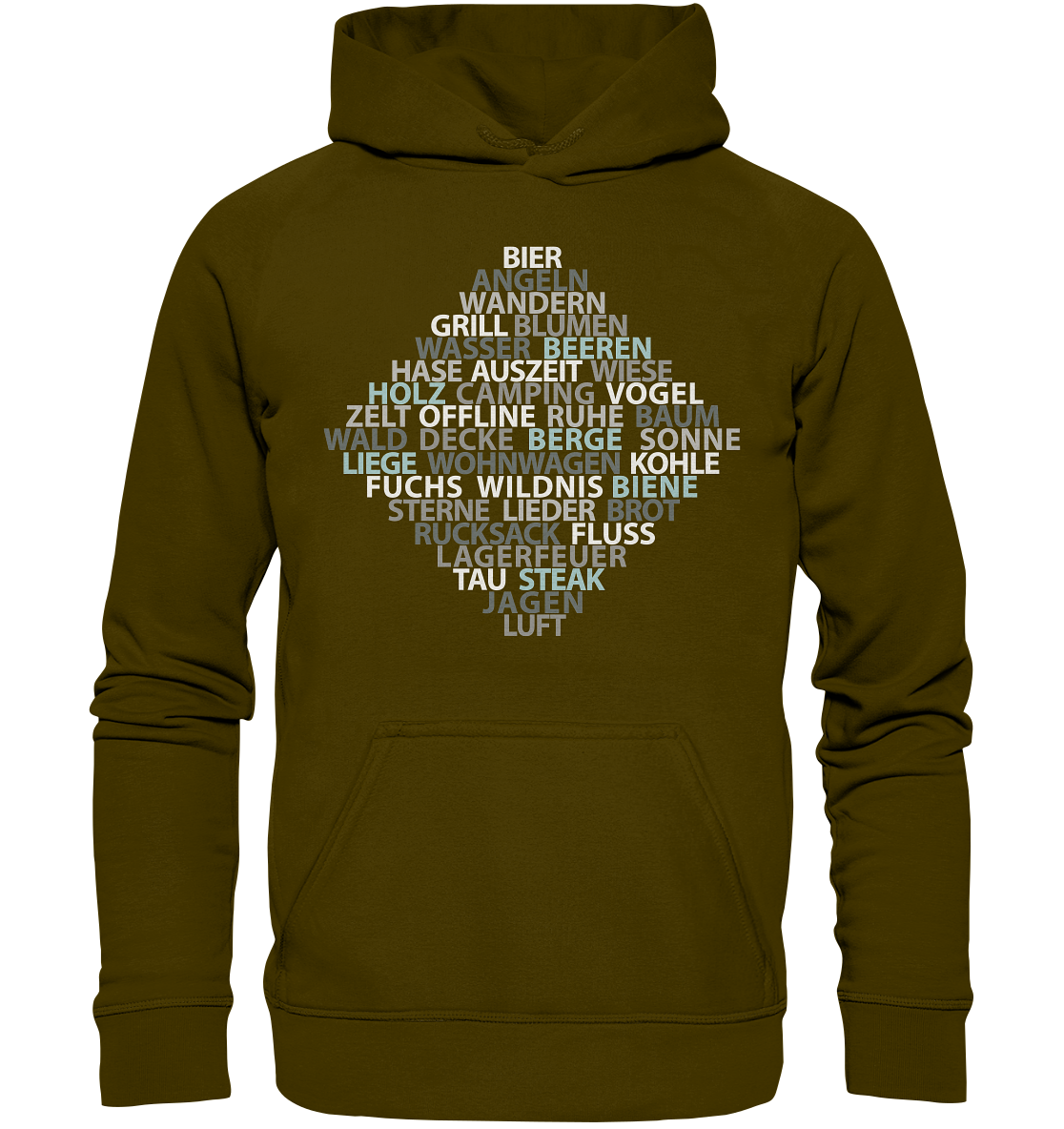 Wortsalat der Natur | Organic Hoodie