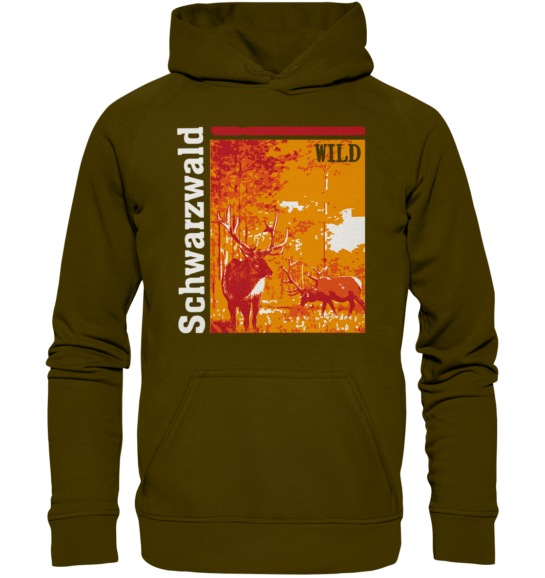 Schwarzwald Wild Hirsch | Unisex Hoodie