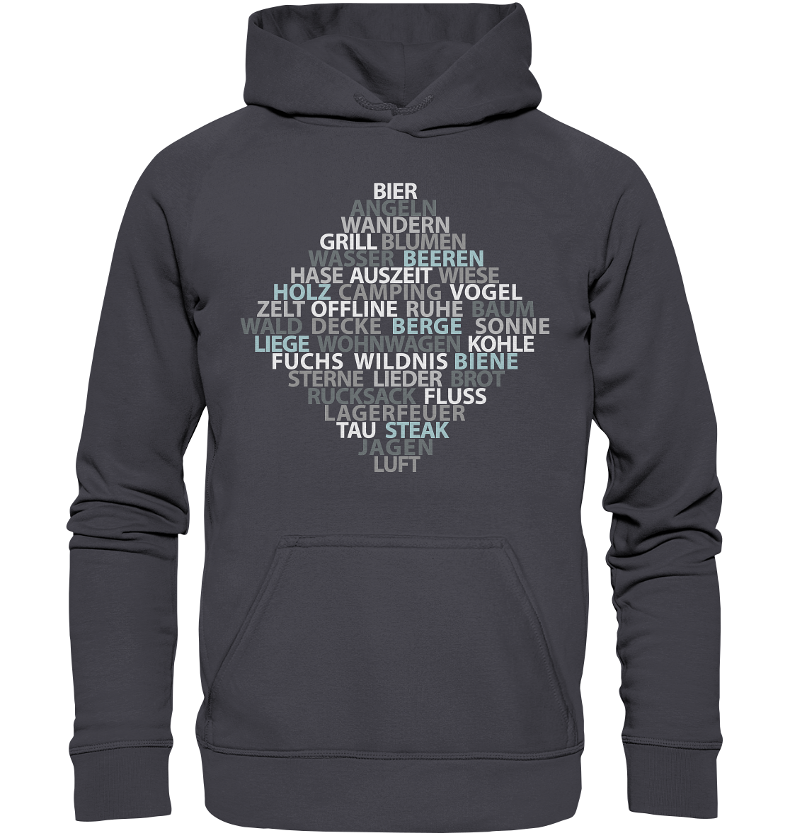 Wortsalat der Natur | Organic Hoodie