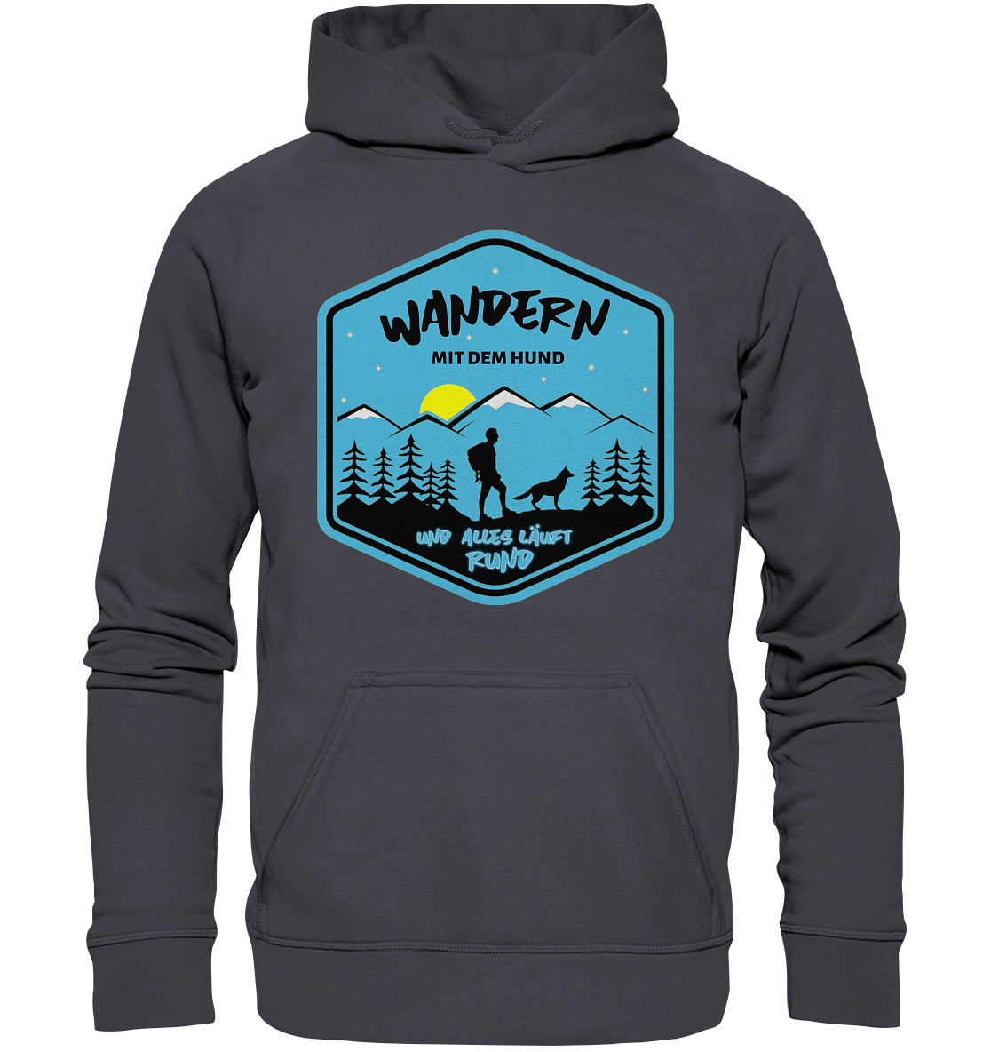 Wandern mit Hund | Organic Hoodie