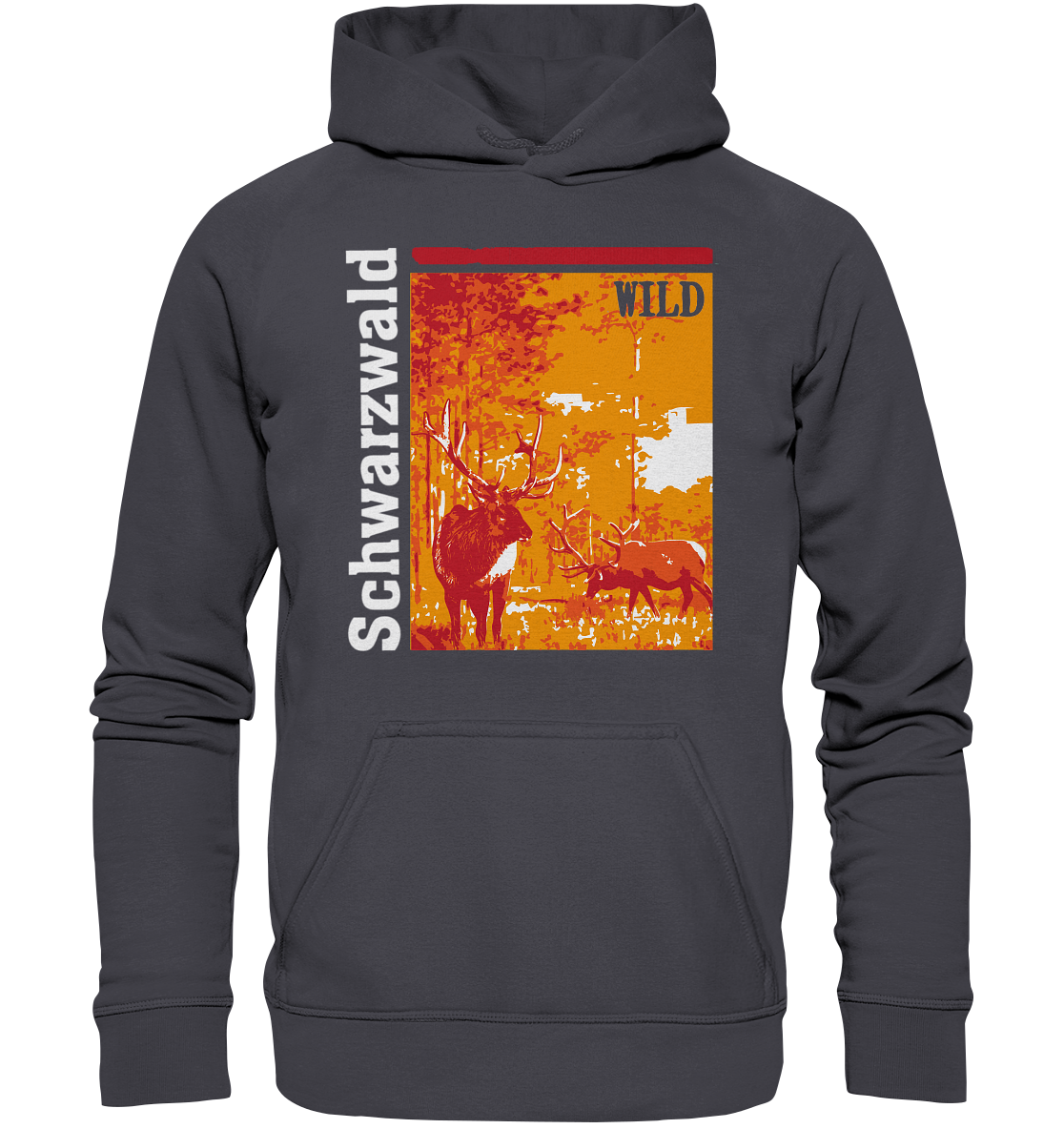 Schwarzwald Wild Hirsch | Unisex Hoodie