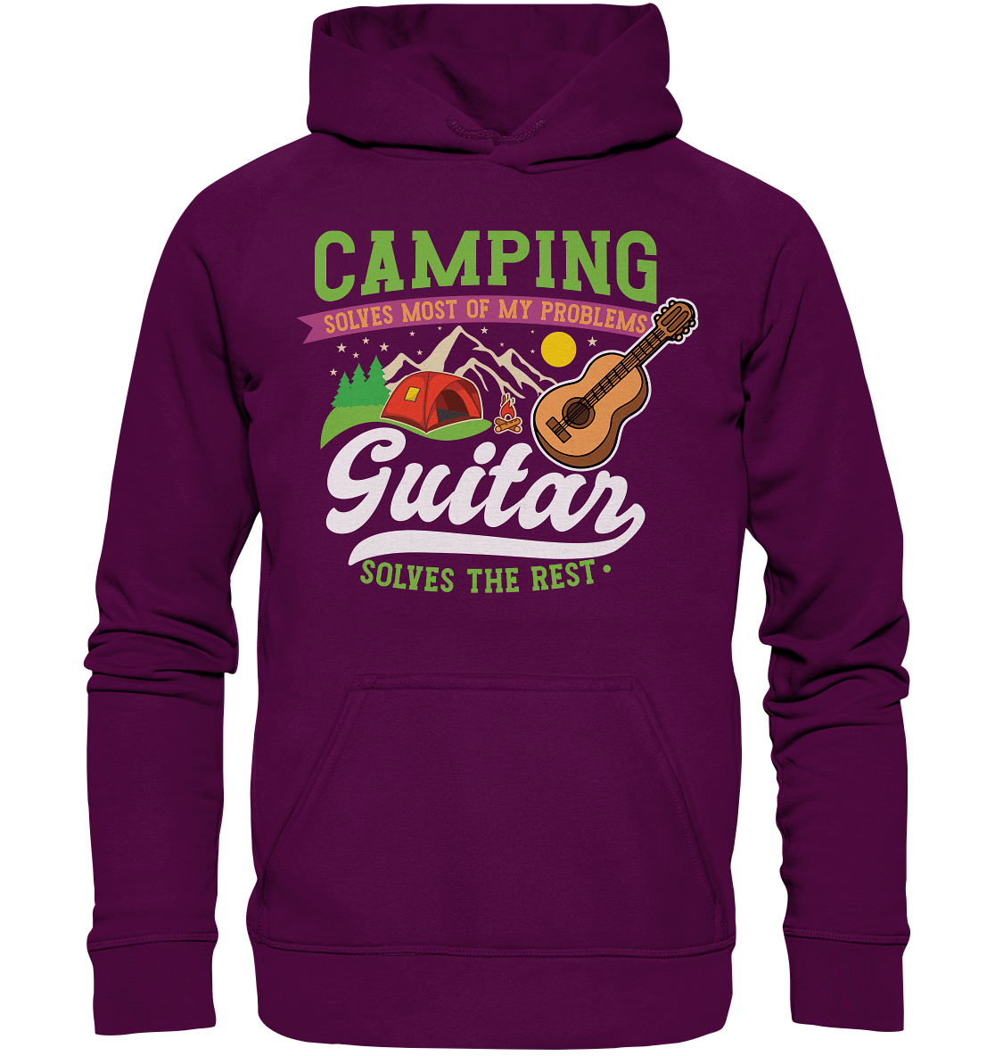 Camping & Guitar | Unisex Hoodie