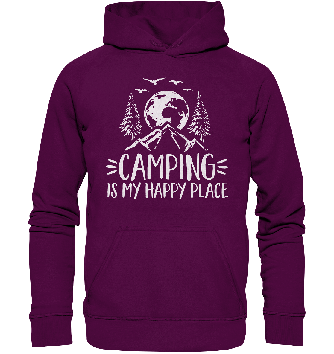 Camping Is My Happy Place | Unisex Hoodie