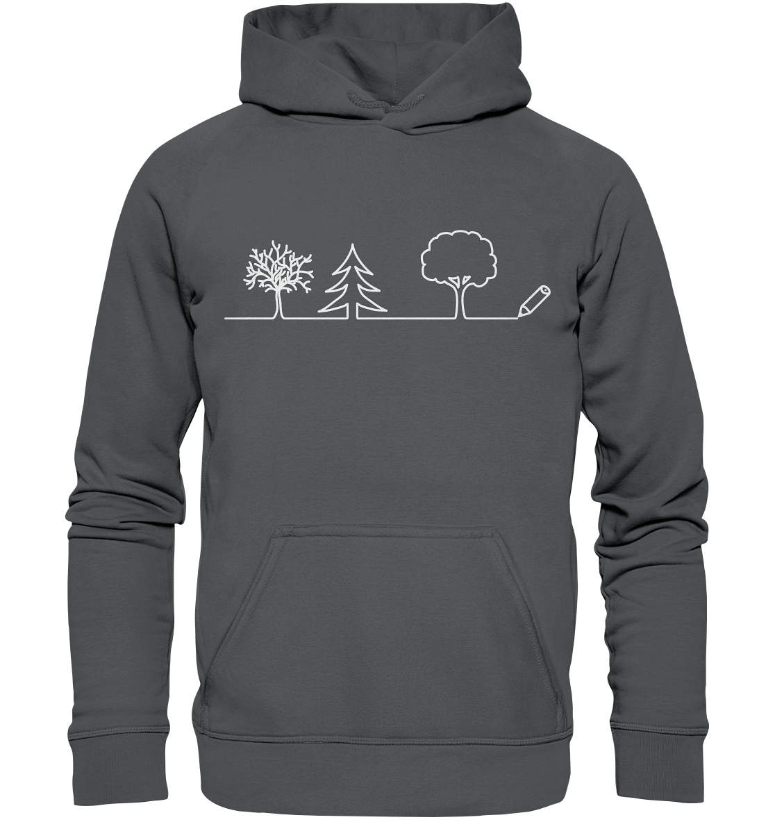 Bäume zeichnen | Organic Hoodie