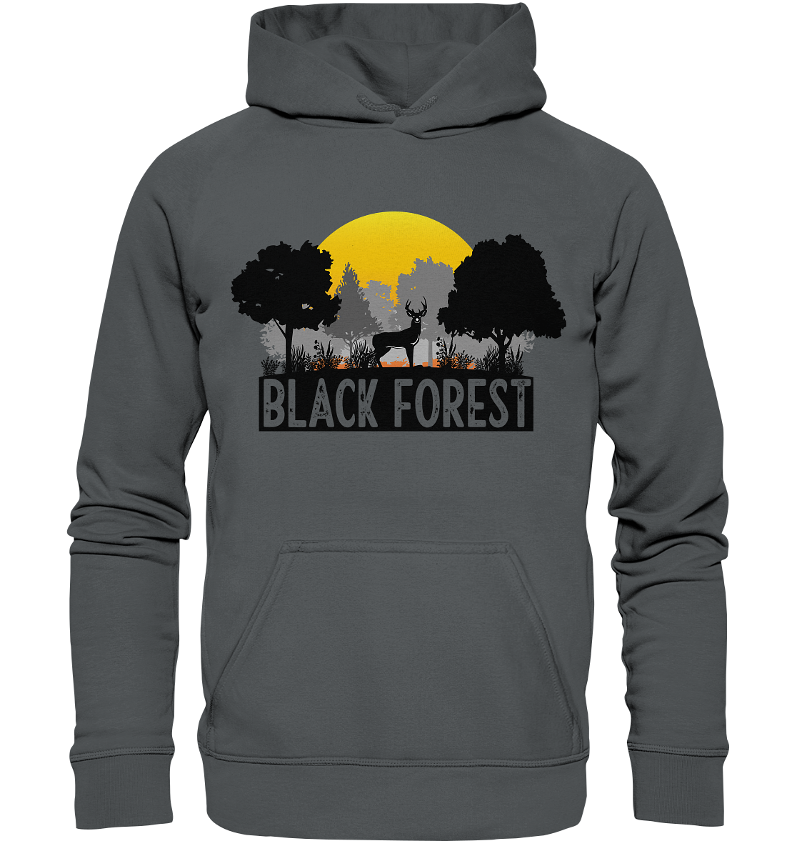 Black Forest Sunset | Unisex Hoodie - Basic Unisex Hoodie