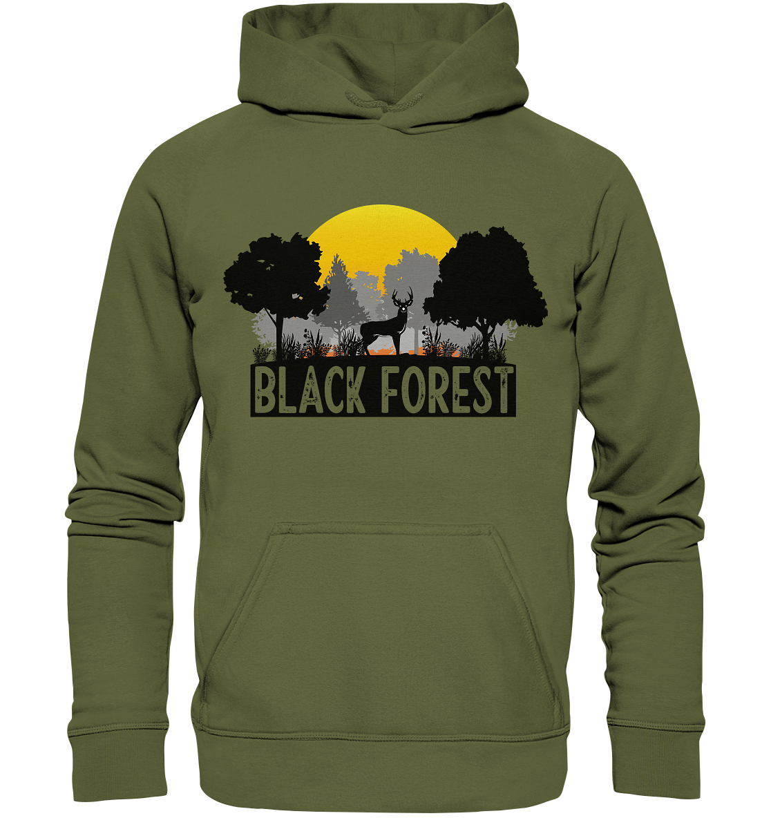 Black Forest Sunset | Unisex Hoodie - Basic Unisex Hoodie
