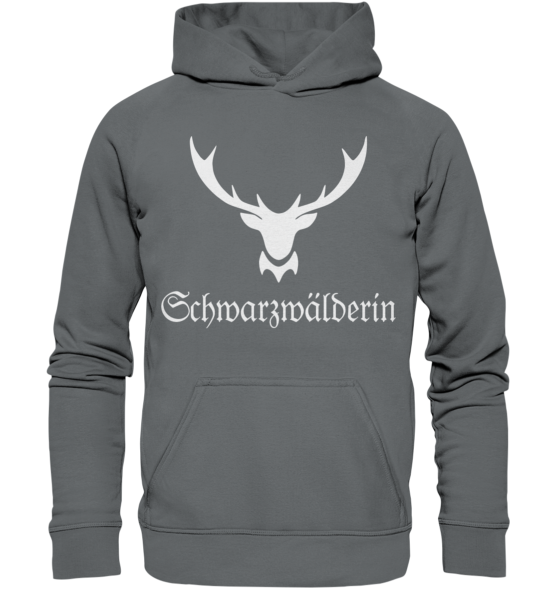 Schwarzwälderin Hirschgeweih | Organic Hoodie