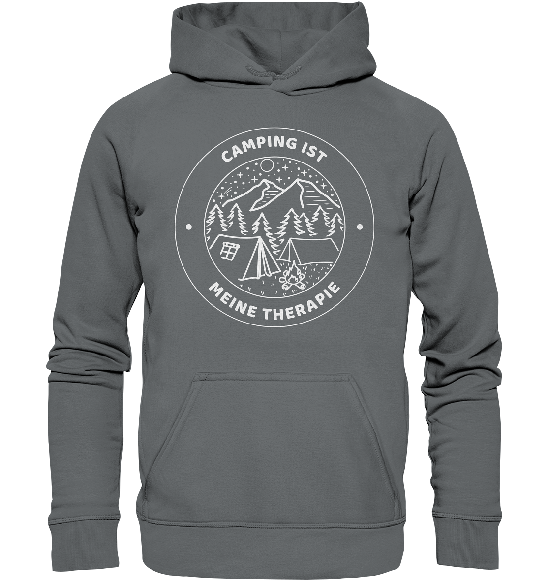Camping ist meine Therapie | Organic Hoodie