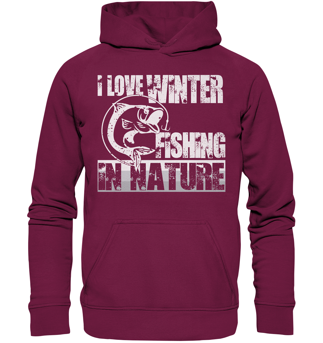 I Love Winter Fishing In Nature | Unisex Hoodie