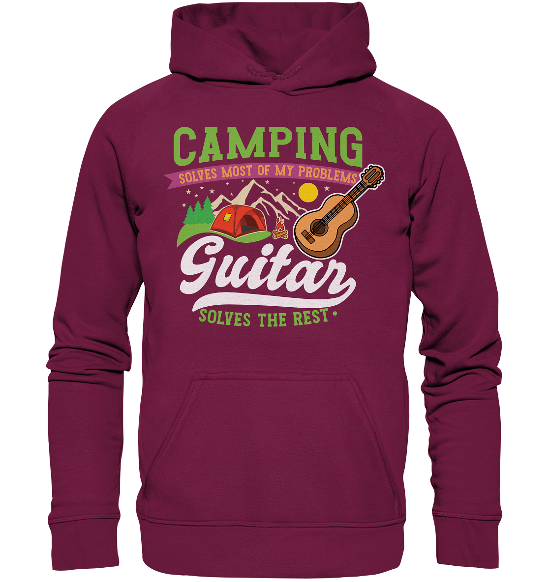 Camping & Guitar | Unisex Hoodie