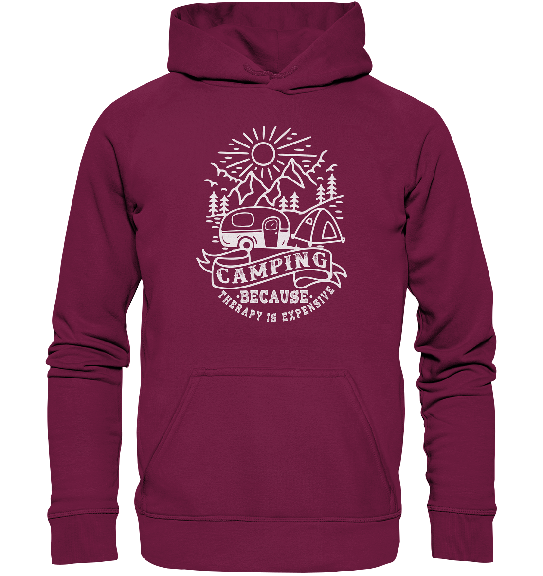 Camping Therapy | Organic Hoodie