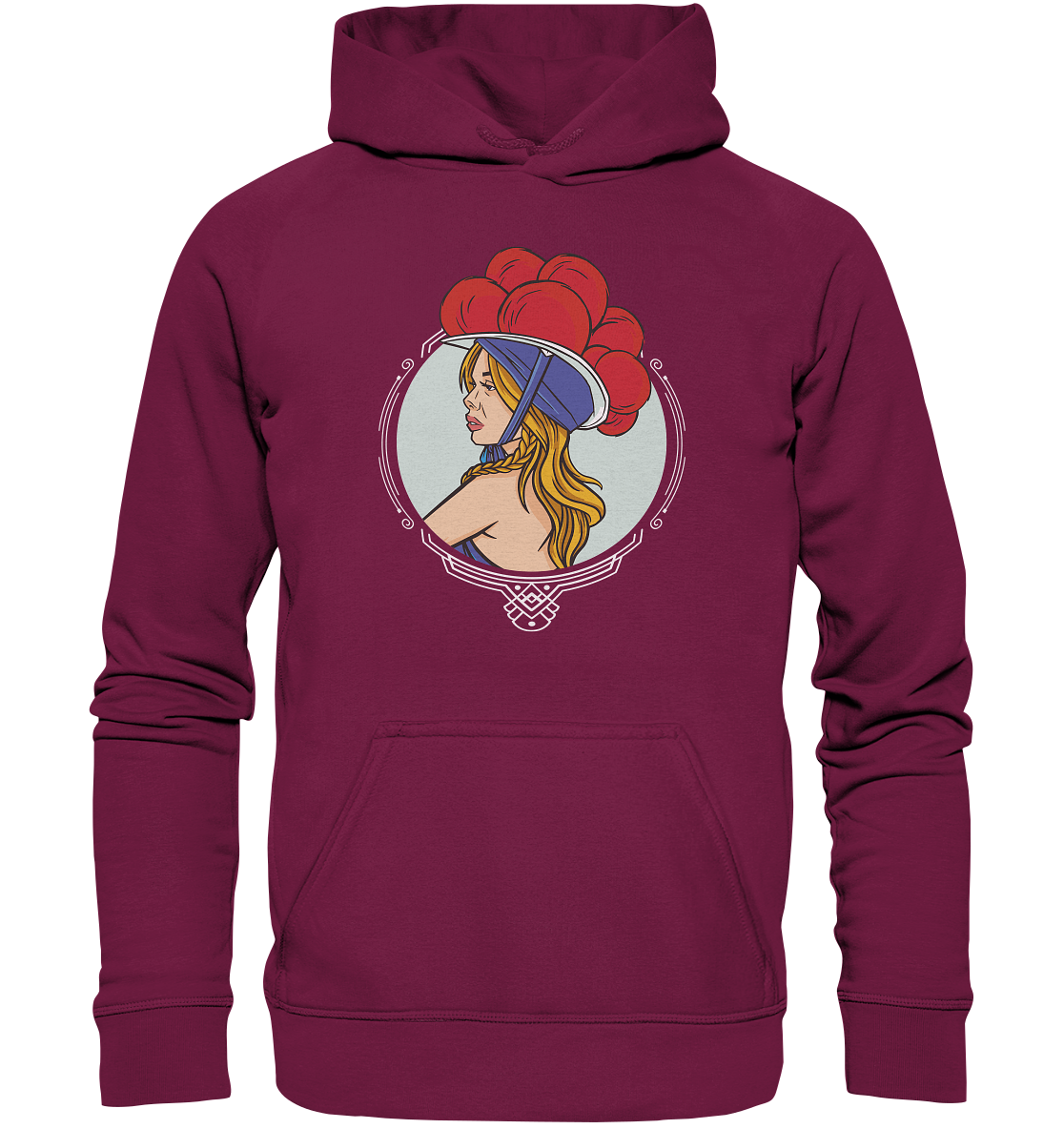 Schwarzwälderin mit Bollenhut | Organic Hoodie