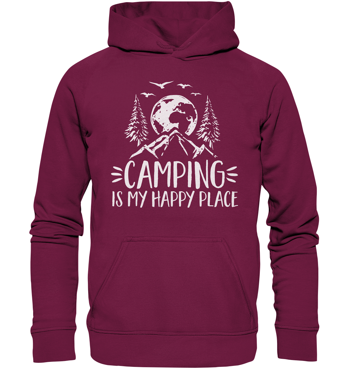 Camping Is My Happy Place | Unisex Hoodie