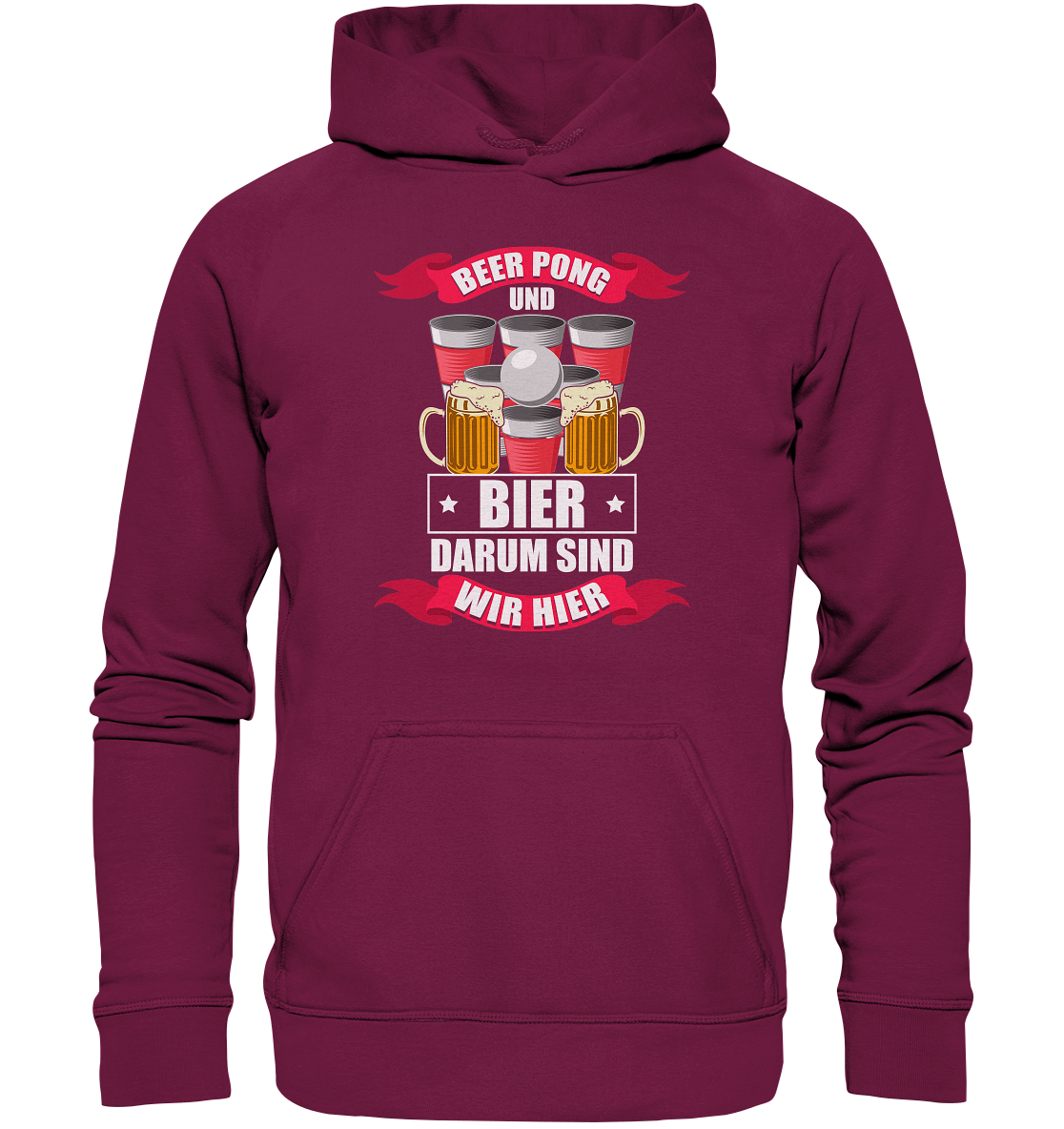 Beer Pong & Bier | Unisex Hoodie