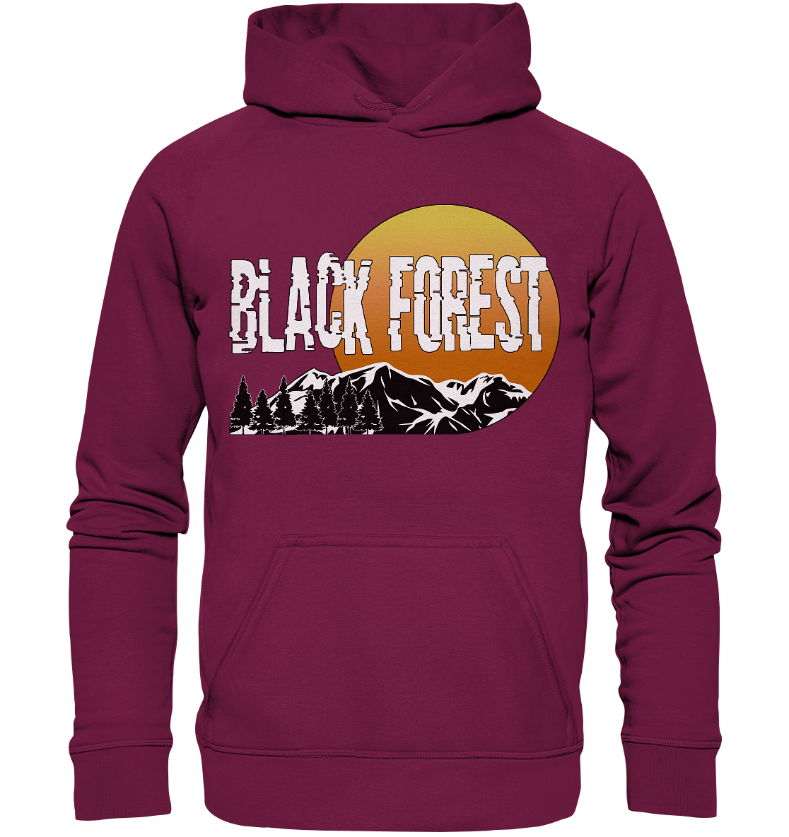 Black Forest Sonnenuntergang | Unisex Hoodie