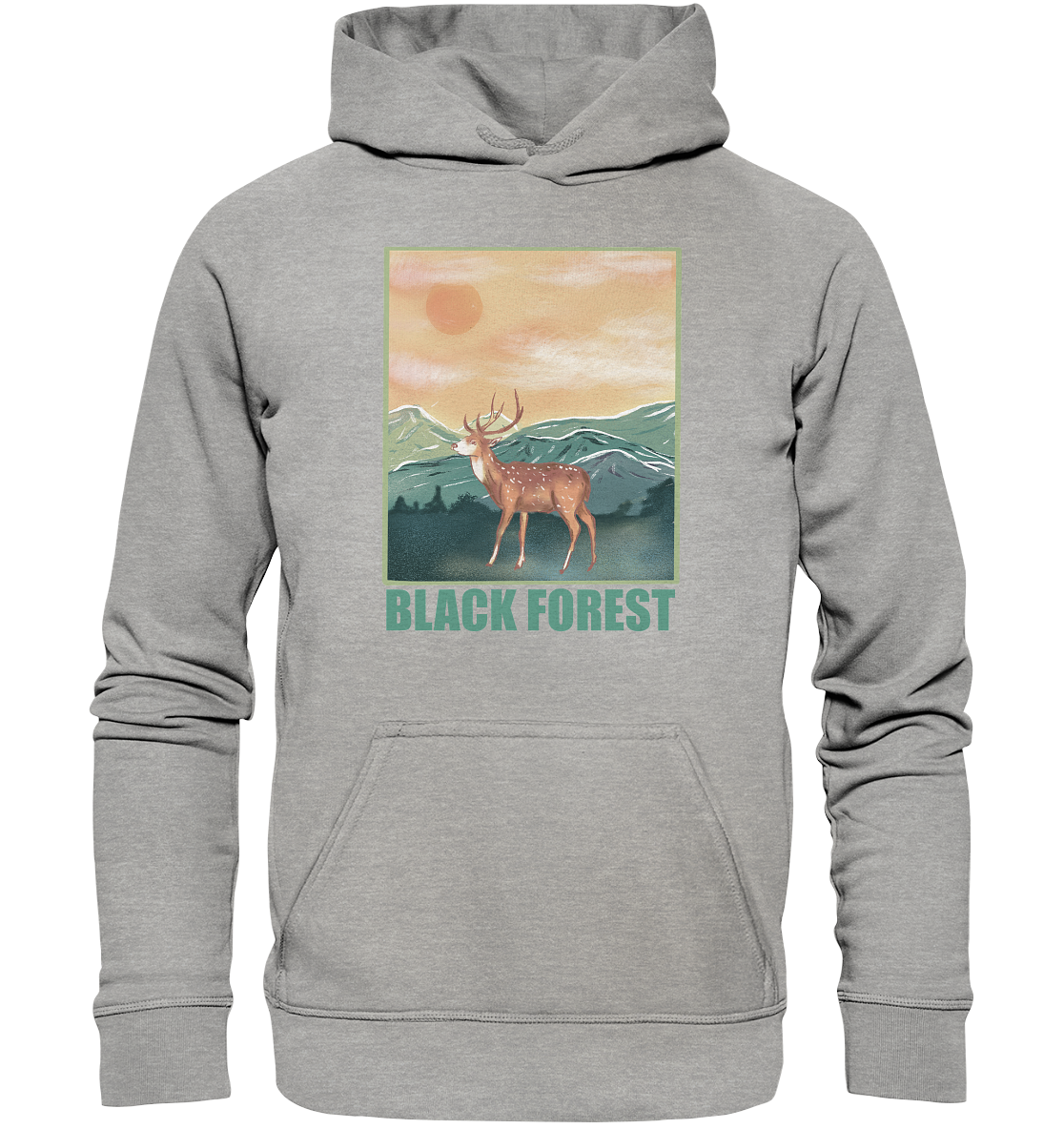 Black Forest Hirsch | Organic Hoodie