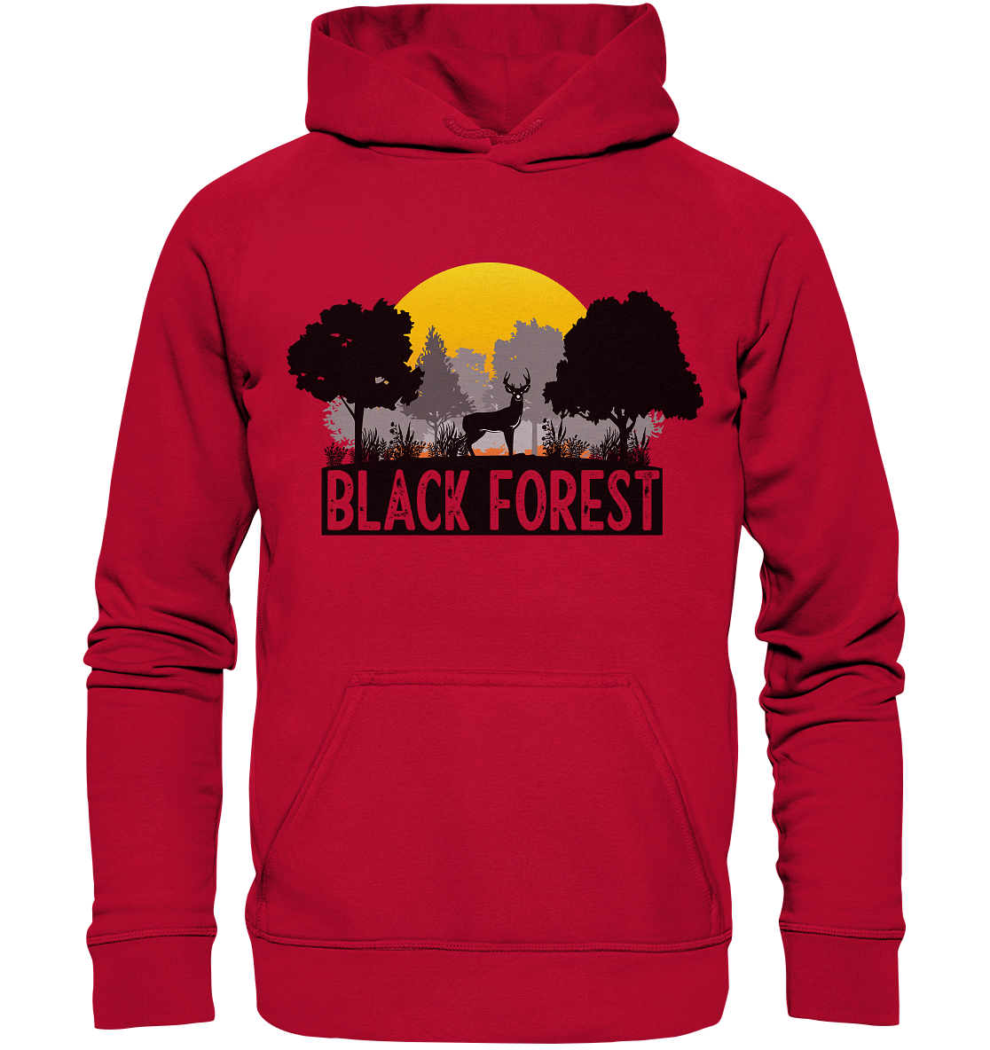 Black Forest Sunset | Unisex Hoodie - Basic Unisex Hoodie