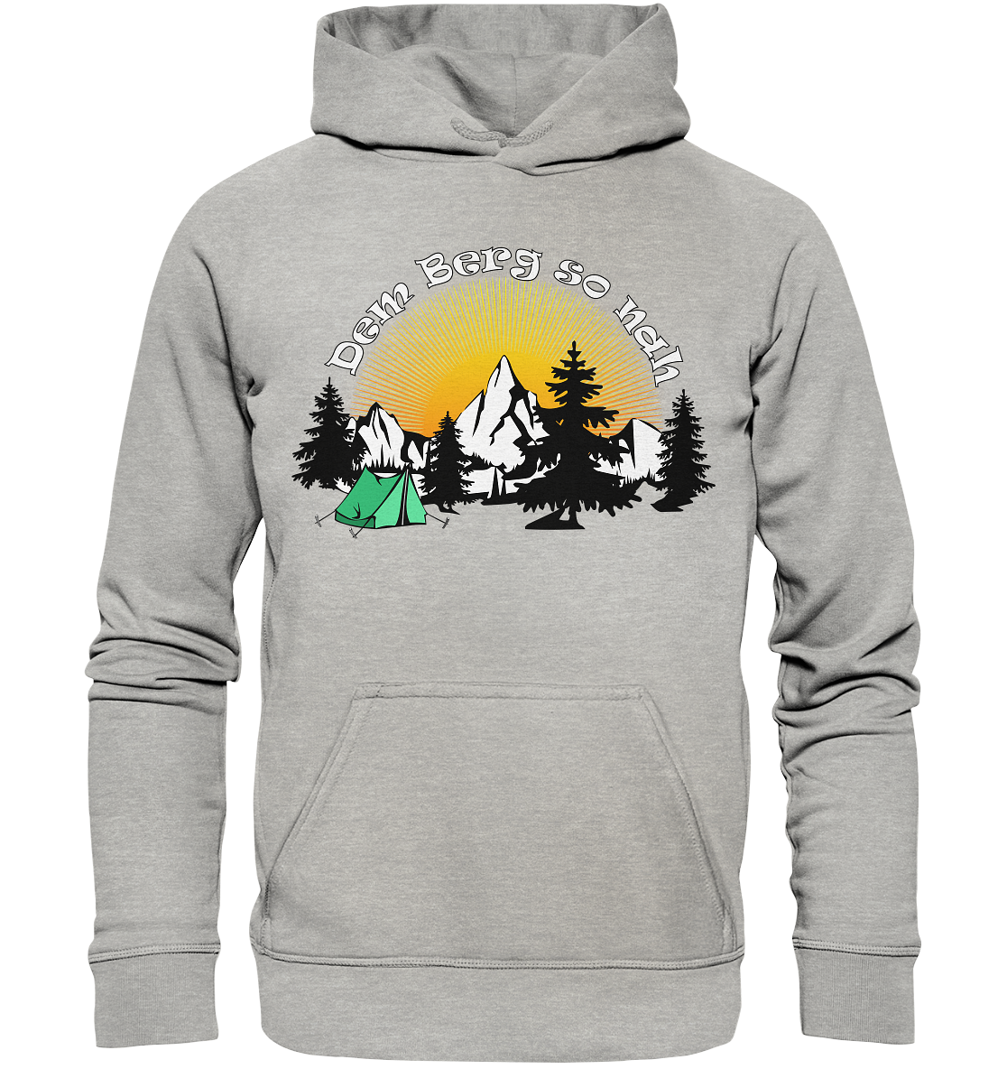 Dem Berg so nah | Organic Hoodie