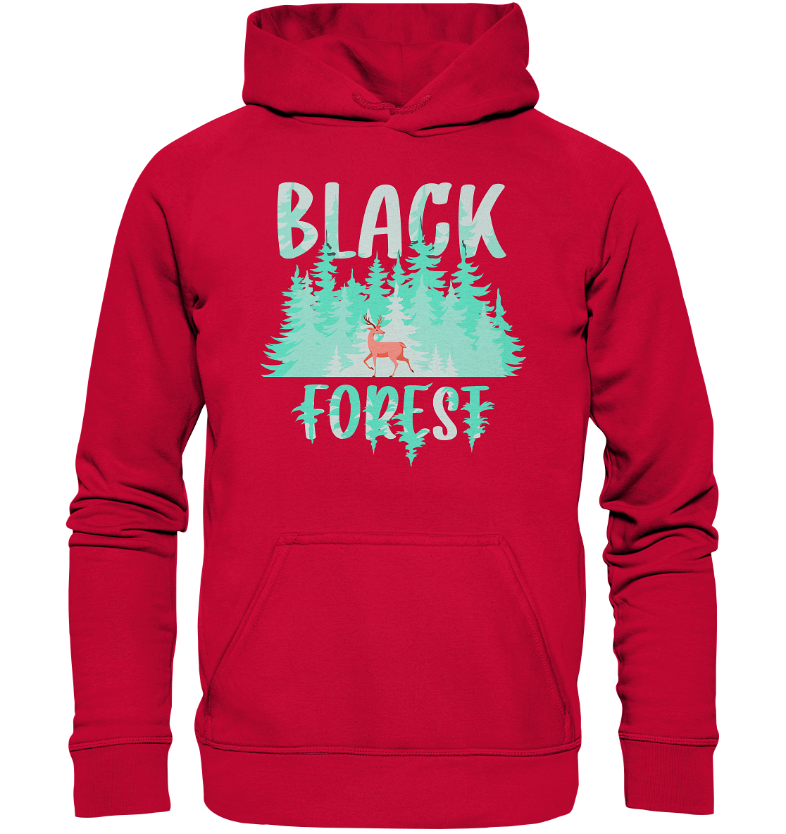 Black In The Forest | Organic Hoodie