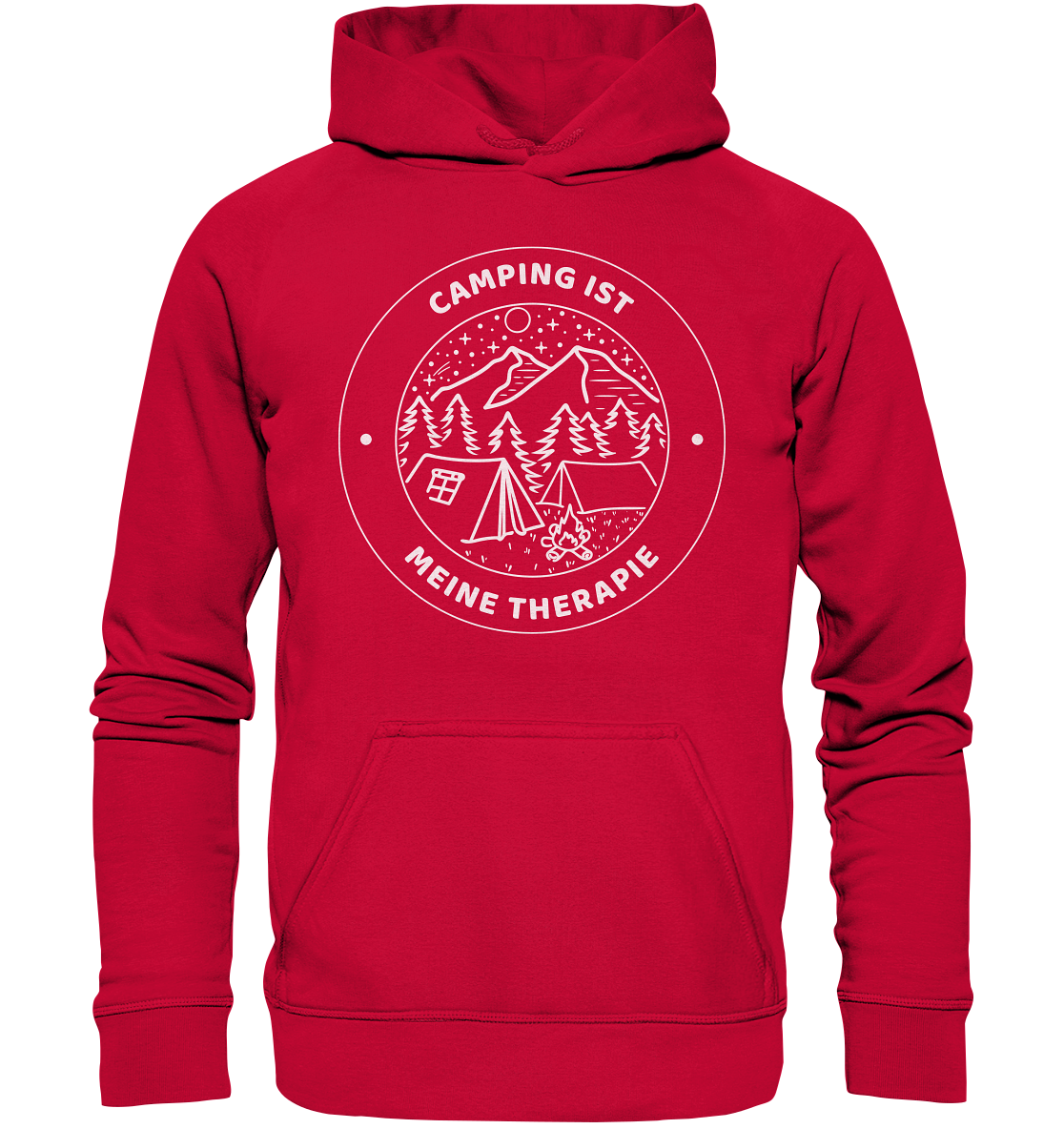 Camping ist meine Therapie | Organic Hoodie