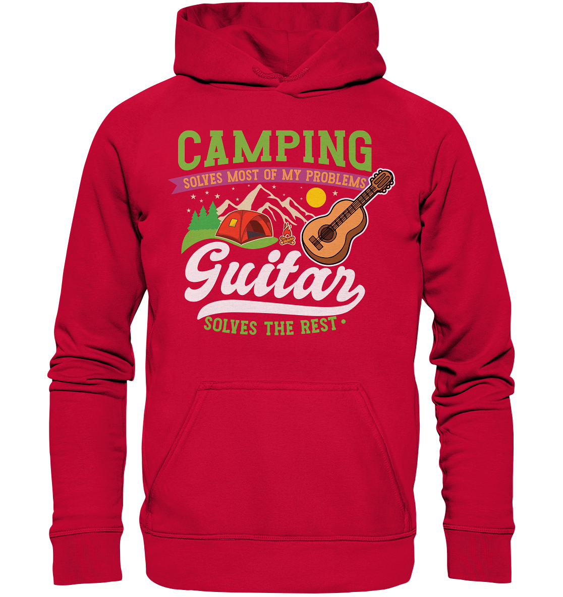 Camping & Guitar | Unisex Hoodie
