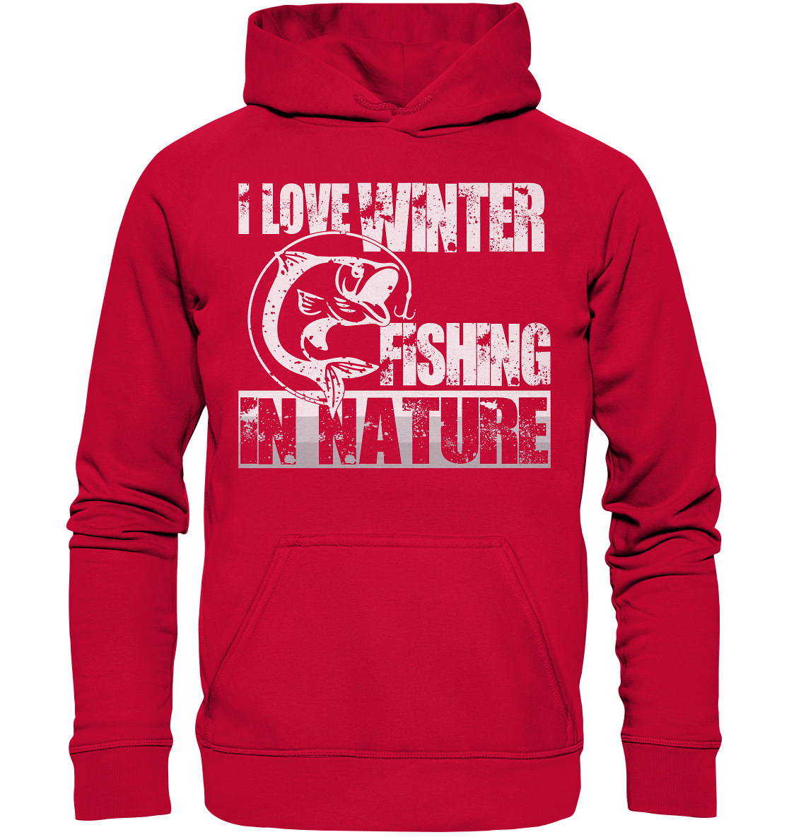 I Love Winter Fishing In Nature | Unisex Hoodie