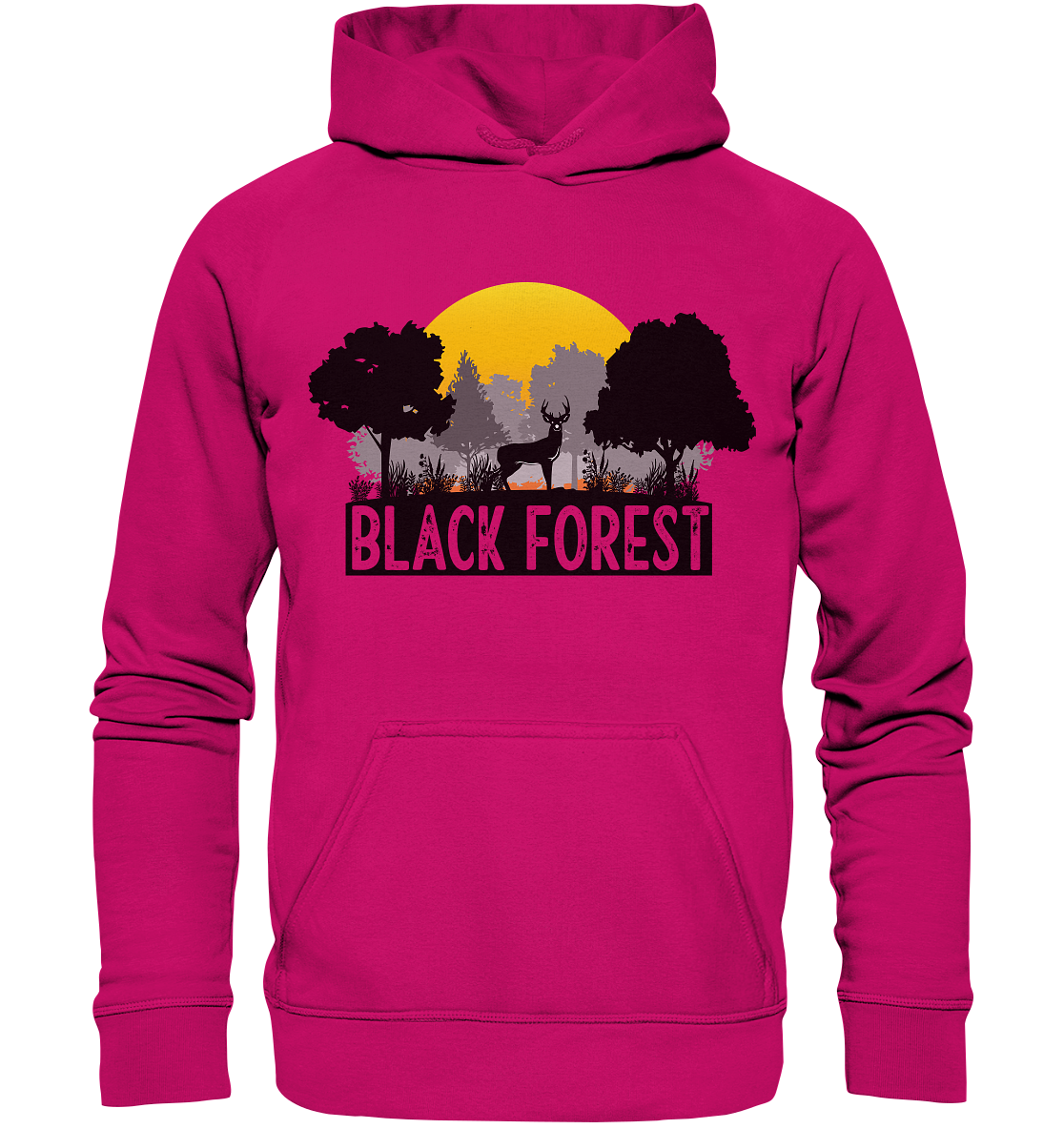 Black Forest Sunset | Unisex Hoodie - Basic Unisex Hoodie