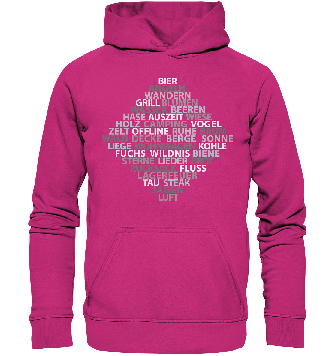 Wortsalat der Natur | Organic Hoodie